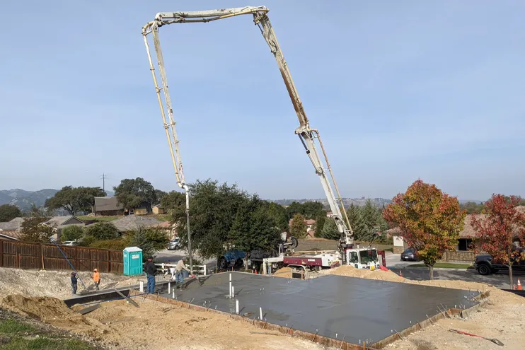 Wilber Construction Concrete Work Tall Crane Paso Robles, CA 4 Wilber Construction Concrete Work Tall Crane Paso Robles, CA 4