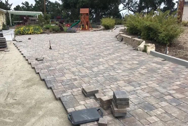 Wilber Construction Earthworking and Stone Patio Hardscape Paso Robles CA Wilber Construction Earthworking and Stone Patio Hardscape Paso Robles CA