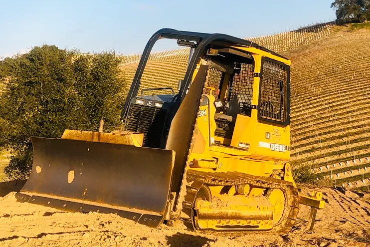 Wilber Construction excavation and earthwork in a vinyard in Paso Robles, CA Wilber Construction excavation and earthwork in a vinyard in Paso Robles, CA
