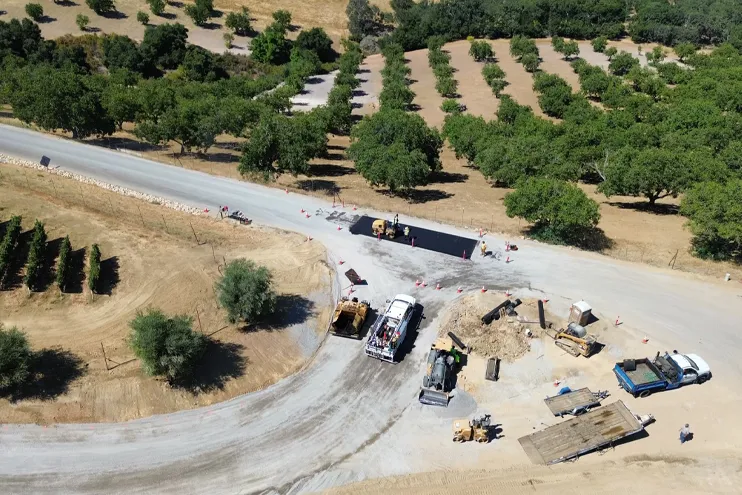 Wilber Construction earthmoving and local vinyard arial shot 3 Wilber Construction earthmoving and local vinyard arial shot 3